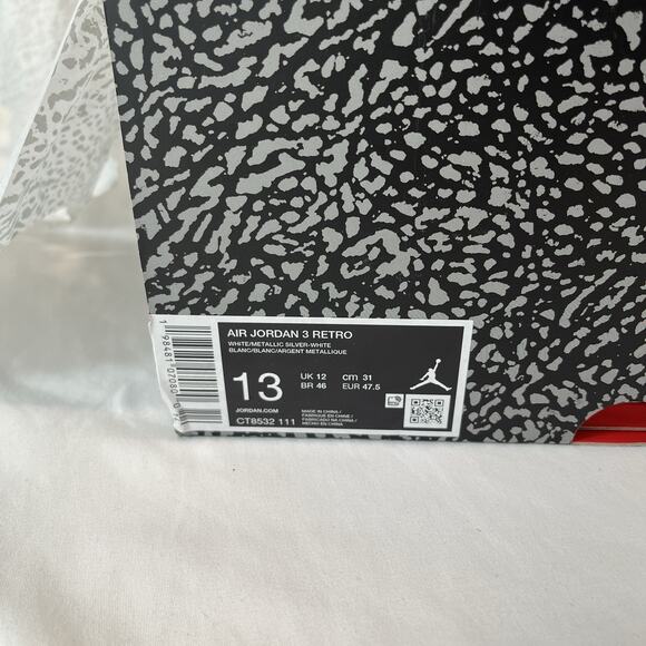 Jordan 3 Retro Pure Money 2025 Sneakers Size 13 Mens New in Box Style CT8532-111 main image 9